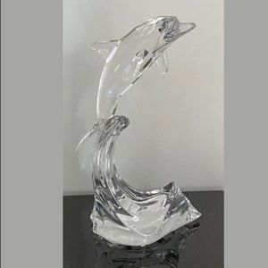 Swarovski Crystal SOUTH SEA-MAXI 8in DOLPHIN!